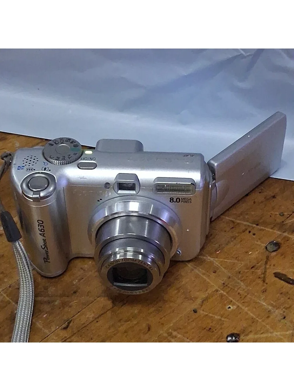 Canon PowerShot A630 Digital Camera 8MP 4X Optical Zoom Silver